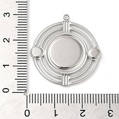 Non-Tarnish 304 Stainless Steel Pendant Cabochon Settings&nbsp;STAS-K263-44P