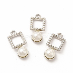 ABS Plastic Imitation Pearl Pendants&nbsp;PALLOY-I217-23P