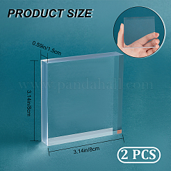 2Pcs Transparent Acrylic Display Decorations&nbsp;DJEW-CN0001-50
