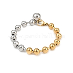 304 Stainless Steel Beaded Bracelets&nbsp;LS-BJEW-Z136-03GP