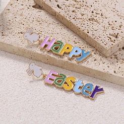 Easter & Enamel Dangle Earrings&nbsp;FS-WG33D8C-01