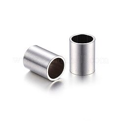 Tarnish Resistant 304 Stainless Steel Tube Beads&nbsp;STAS-O107-07P-D