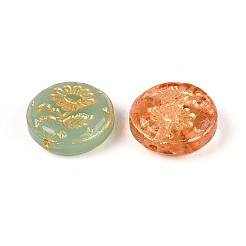 Baking Paint Transparent Glass Beads&nbsp;DGLA-N018-16