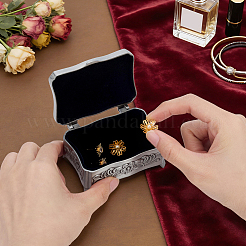 European Retro Floral Engraved Alloy Jewelry Boxes&nbsp;CON-WH0089-281