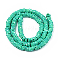 Handmade Polymer Clay Beads Strands&nbsp;CLAY-N008-010F