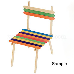 Birch Wooden Craft Ice Cream Sticks&nbsp;X-DIY-R042-B01