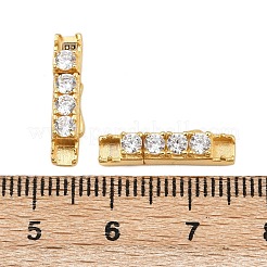 925 Sterling Silver Micro Pave Clear Cubic Zirconia Bayonet Clasps&nbsp;STER-C016-01B-G