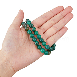 1 Strand Natural Fuchsite Beads Strands&nbsp;G-HY0001-32
