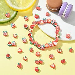 260pcs 12 Styles Handmade Polymer Clay Beads&nbsp;CLAY-CJ0001-89