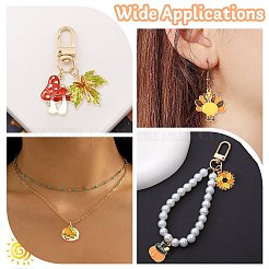 40Pcs 20 Styles Thanksgiving Day Zinc Alloy Enamel Pendants&nbsp;FIND-CJ0004-82