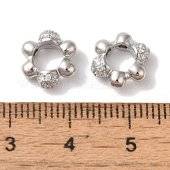 Rack Plating Brass & Cubic Zirconia Pendants&nbsp;KK-L216-061P