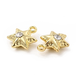 Alloy Rhinestone Pendants&nbsp;FIND-B016-02G