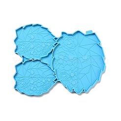 DIY Lion with Flower Cup Mat Silicone Molds&nbsp;DIY-A034-01B