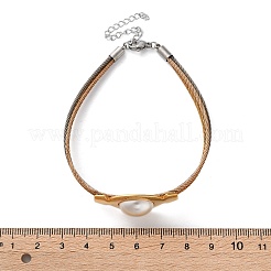 304 Stainless Steel Multi-strand Bracelets&nbsp;BJEW-A036-07G