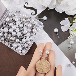 120Pcs 3 Size Iron Stud Earring Findings&nbsp;STAS-SP0001-51P
