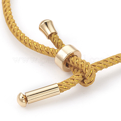 Couple Adjustable Nylon Cord Bracelets&nbsp;BJEW-F362-B-G