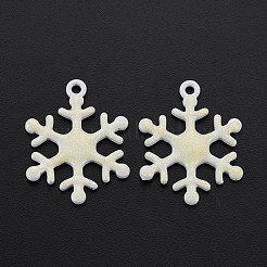 Spray Painted Alloy Enamel Pendants&nbsp;ENAM-N055-036A-NR
