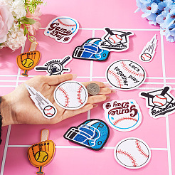 16Pcs 8 Styles Computerized Embroidery Cloth Iron on/Sew on Patches&nbsp;DIY-TA0012-13