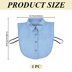 Detachable Cloth Women's False Collar&nbsp;DIY-WH20048-036B
