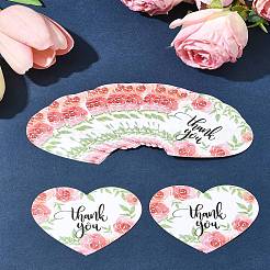 Coated Paper Thank You Greeting Card&nbsp;DIY-FS0007-76E