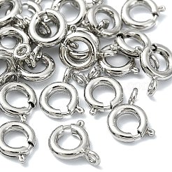 SHEGRACE Brass Spring Ring Clasps&nbsp;XGRPCN197-018P