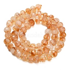 Heated Natural Citrine Beads Strands&nbsp;G-L634-E02-02