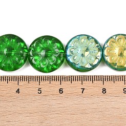 Czech Pressed Glass Beads&nbsp;GLAA-I061-48D
