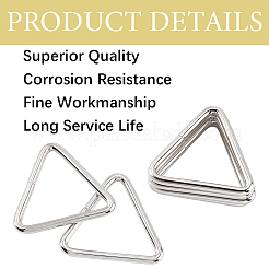 12Pcs Triangle Iron Linking Rings&nbsp;IFIN-CP0002-96P