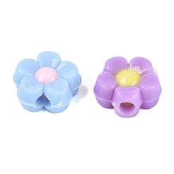 Two Tone Opaque Acrylic Beads&nbsp;OACR-Q203-06