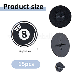 15Pcs Sports Series Enamel Pin&nbsp;JEWB-FH0003-02A