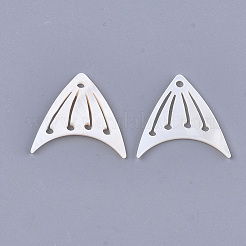 Freshwater Shell Pendants&nbsp;SHEL-S274-80