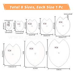 1 Set Transparent Acrylic Molds&nbsp;DIY-UN0006-31