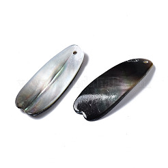 Natural Black Lip Shell Pendants&nbsp;SHEL-N026-160C