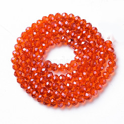Electroplate Glass Beads Strands&nbsp;EGLA-T025-01A