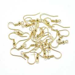 Brass Earring Hooks&nbsp;KK-T032-006G