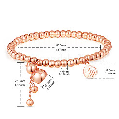 Stainless Steel Charm Bracelets&nbsp;JB686A