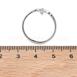 Brass Finger Rings for Women&nbsp;RJEW-K261-07A-P