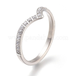 304 Stainless Steel Finger Rings&nbsp;RJEW-F110-06P