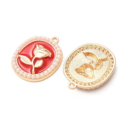 Alloy Enamel Pendants&nbsp;AL-CBA3036-04G-05