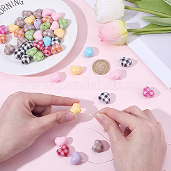 50Pcs Opaque Acrylic Beads&nbsp;OACR-SP0002-03