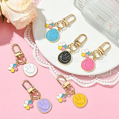 Alloy Enamel Pendant Decorations&nbsp;HJEW-YW00008-01