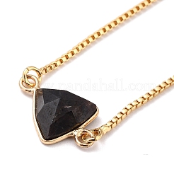Natural & Synthetic Mixed Gemstone Link Slider Bracelets&nbsp;BJEW-D445-02G