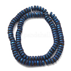 Electroplated Natural Lava Rock Beads Strands&nbsp;G-Q1009-F01-01A