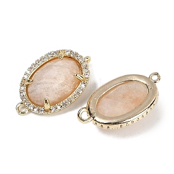 Natural Moonstone Faceted Oval Links&nbsp;G-B126-07G-12