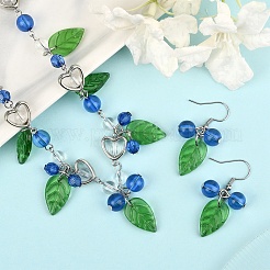 304 Stainless Steel Necklaces & Hoop Earring Sets&nbsp;SJEW-YW00001
