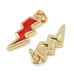 Brass Enamel Charms&nbsp;KK-L240-28G