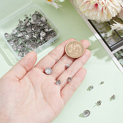 150Pcs 5 Styles 304 Stainless Steel Cup Pearl Peg Bails Pin Pendants&nbsp;STAS-UN0059-13