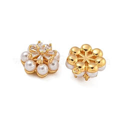 Brass Micro Pave Cubic Zirconia Pendants&nbsp;KK-U036-17G