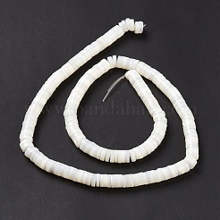 Natural Trochid Shell/Trochus Shell Beads Strands&nbsp;X-SSHEL-L016-13E
