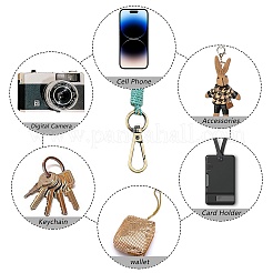 2Pcs Boho Macrame Wristlet Keychain Keying&nbsp;KEYC-SW00004-06